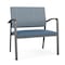 Lesro Newport Bariatric Chair Metal Frame, Charcoal, RS Rain Song Back, MD Titan Seat NP1401 - alternate 1